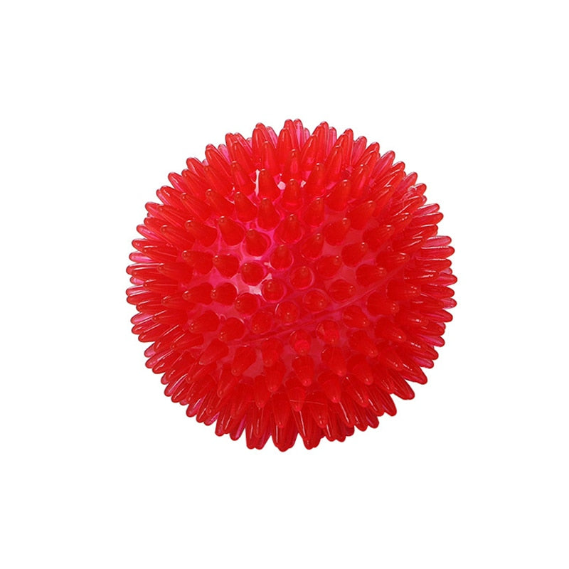 Pet Dog Ball ; Squeaky Tooth Cleaning Ball ; Pet Teeth Chewing Toy Ball